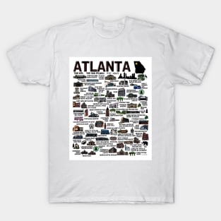 Atlanta Map T-Shirt